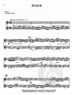 Brass Duet Notebook 2 von Johann Sebastian Bach für 2 Trompeten im Alle Noten Shop kaufen