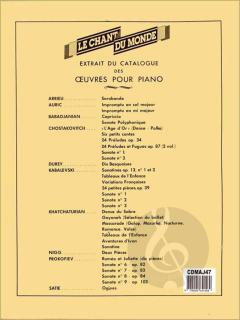 Variations Francaises von Dmitri Kabalewski 