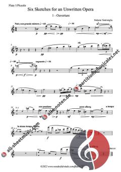6 Sketches for an Unwritten Opera von Roberto Ventimiglia 