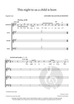 This night to us a child is born von Annabel Rooney 