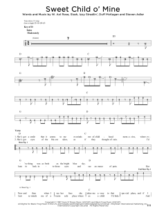 Sweet Child O' Mine von Guns N' Roses (Download) 