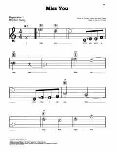 Miss You von Charles Tobias (Download) 