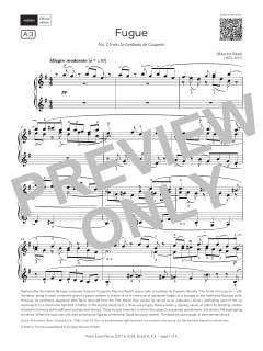 Fugue von Maurice Ravel (Download) 