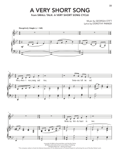 A Very Short Song von Georgia Stitt (Download) 