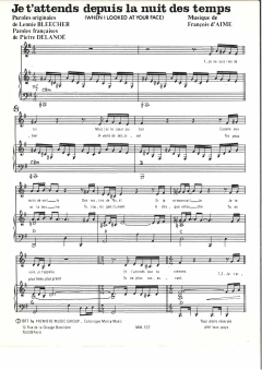 Je t'attends depuis la nuit des temps von François d'Aime (Download) 