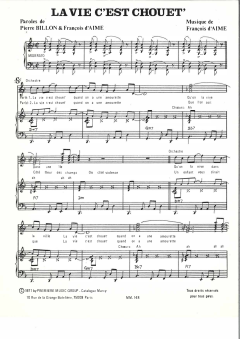 La vie c'est chouet' von François d'Aime (Download) 
