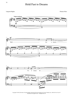 Hold Fast To Dreams (Low Voice) von Langston Hughes (Download) 