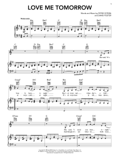 Love Me Tomorrow von Chicago (Download) 