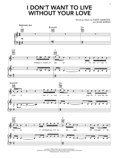 I Don't Want To Live Without Your Love von Chicago (Download) 
