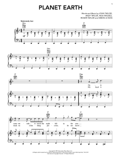 Planet Earth von Duran Duran (Download) 