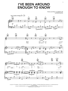 I've Been Around Enough To Know von Bob McDill (Download) 