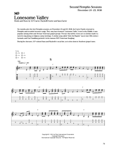 Lonesome Valley von The Carter Family (Download) 