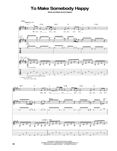 To Make Somebody Happy von Eric Clapton (Download) 