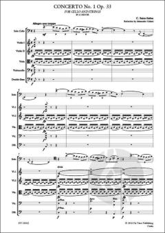 Cello Concerto No. 1 op. 33 in A minor von Camille Saint-Saëns 