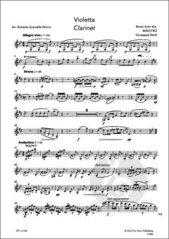 Violetta, Arrangements of arias from 'La Traviata' von Roberto Scarcella Perino 