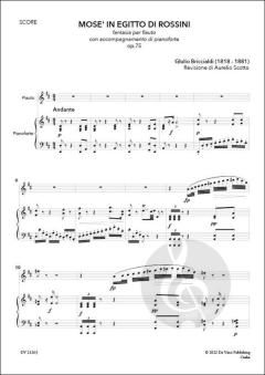 Mosé in Egitto di Rossini, Fantasia op. 75 von Giulio Briccialdi 