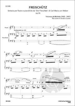 Fantasia after Carl Maria von Weber's Freischutz op. 36 von Vicenzo de Michelis 