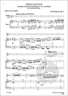 Opera Fantasy on themes from Der Freischütz op. 6 von Fritz Kröpsch 