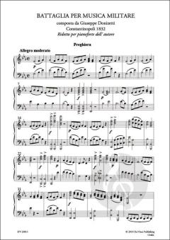 Battaglia per musica militare von Giuseppe Donizetti 