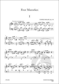 Piano Treasures 3: 4 Mazurkas op. 148 von Stephen Heller 