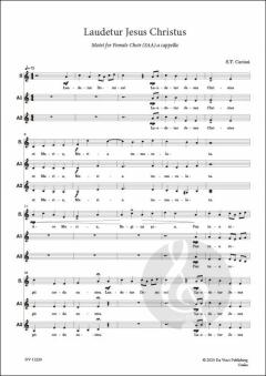 Laudetur Jesus Christus, Motet von Silvana Carissi 