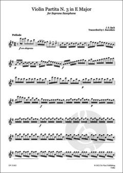 Partita No. 3 in E Major BWV 1006 von Johann Sebastian Bach 