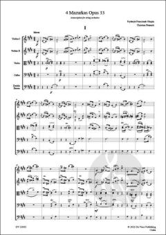 4 Mazurkas op. 33 von Frédéric Chopin 