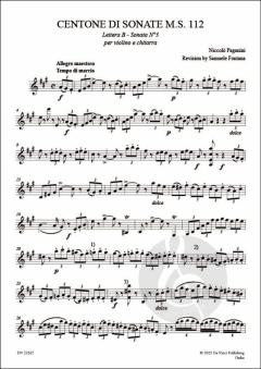Centone di Sonate M.S. 112, Lettera B (No. 9) von Niccolò Paganini 