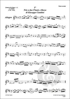 Trio in re maggiore No. 1 von Giuseppe Maria Cambini 
