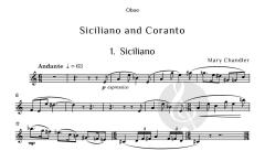 Siciliano and Coranto von Mary Chandler (Download) 
