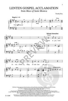 Lenten Gospel Acclamation von Timothy Roy 