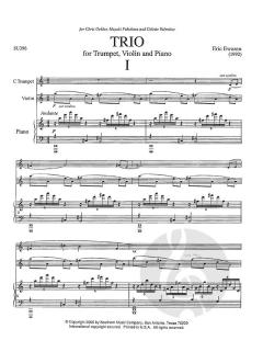 Trio (1992) For Trumpet, Violin And Piano 