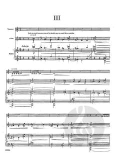 Trio (1992) For Trumpet, Violin And Piano 