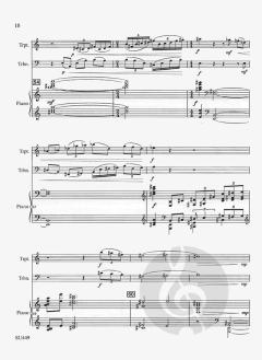 Pastorale for trumpet, tenor or bass trombone & piano von Eric Ewazen 