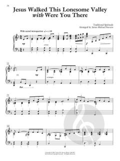Peaceful Hymns for Piano Solo 
