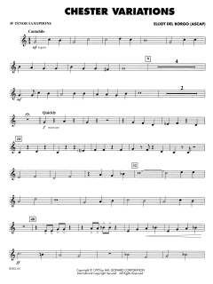Chester Variations von Elliot del Borgo (Download) 