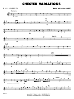 Chester Variations von Elliot del Borgo (Download) 