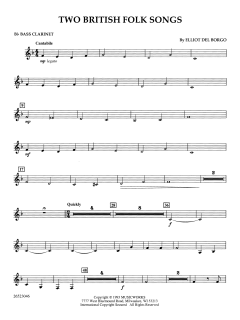 Two British Folk Songs von Elliot del Borgo (Download) 