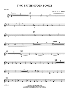 Two British Folk Songs von Elliot del Borgo (Download) 