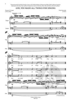 God, You Made All Things For Singing von Ēriks Ešenvalds 