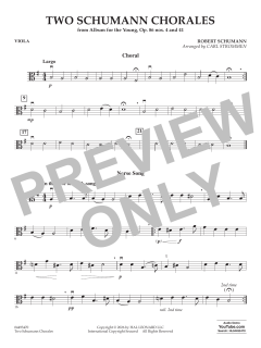 2 Schumann Chorales von Robert Schumann (Download) 