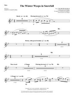 The Winter Weeps in Snowfall von Joseph M. Martin (Download) 