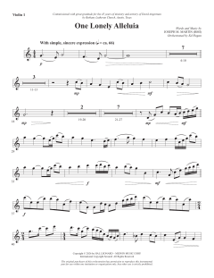 One Lonely Alleluia von Joseph M. Martin (Download) 