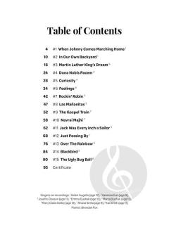 Songs and Lessons for the Progressing Singer 