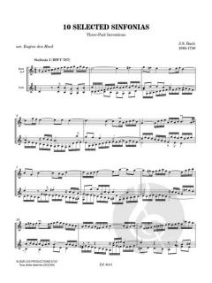 10 Selected Sinfonias von Johann Sebastian Bach 