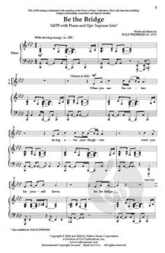 Be the Bridge (SATB) von Kyle Pederson 