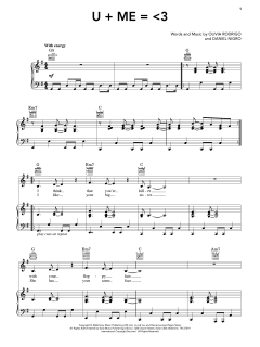 u + me = <3 von Olivia Rodrigo (Download) 