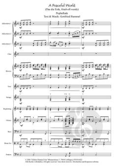 A Peaceful World (Das die Erde, Friedvoll werde) von Gottfried Hummel (Download) 