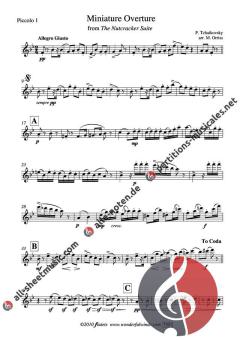 Miniature Overture  von Peter Iljitsch Tschaikowsky 