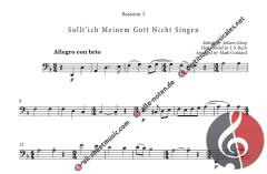Bach Chorale Bassoon Collection von Johann Sebastian Bach (Download) 